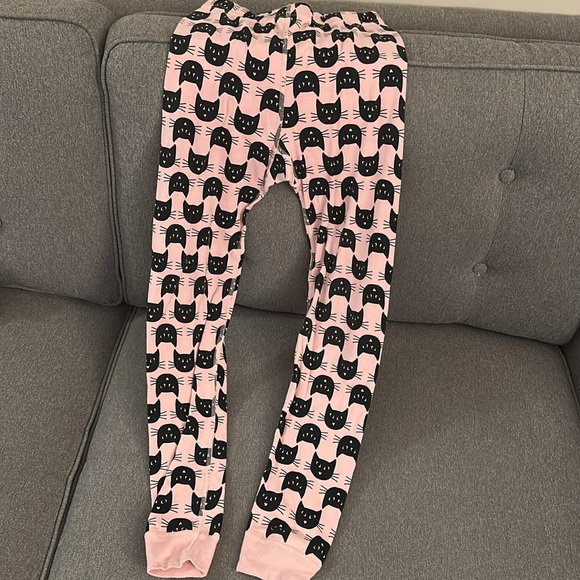 Long John pajamas in Organic Cotton, Spooky Cat in kids size 10 (140 cm) - Picture 4 of 4